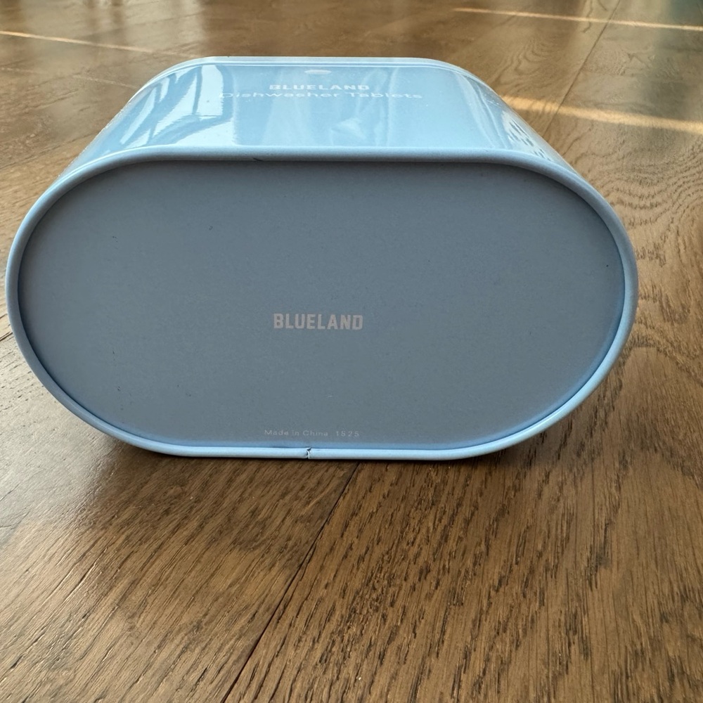 Brand New Blueland Dishwasher Tablets Container tin brand new unused - Picture 5 of 5